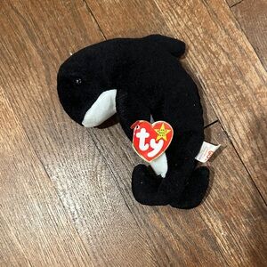 Ty Plush Orca in Black and White